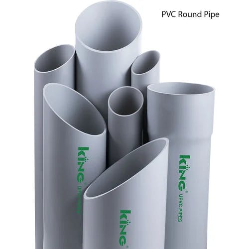 King 1-2 inch PVC Round Pipe 6 m