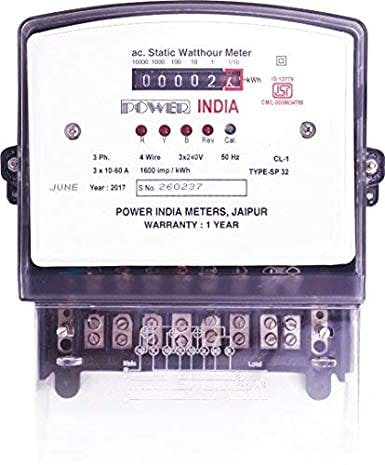 Power India Meters TF-EC5 Three Phase Electronic Meter