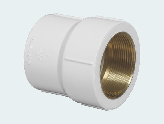 Supreme UPVC FEMALE THREADED ADAPTER F.T.A ( BRASS)