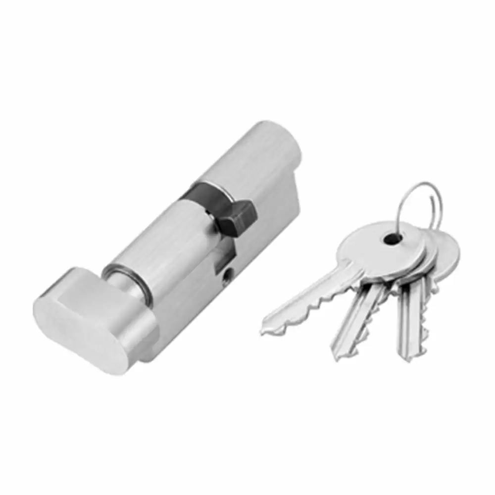 Taiton TMC-22-K2N-N SS 304 One Side key & One Side Knob Pin Cylindrical Lock - 54 mm