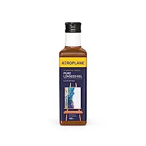 AEROPLANE Linseed Oil for Artists Slow Drying Premium Art Supply