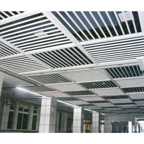 Aluminium Square Grid Baffle Ceiling