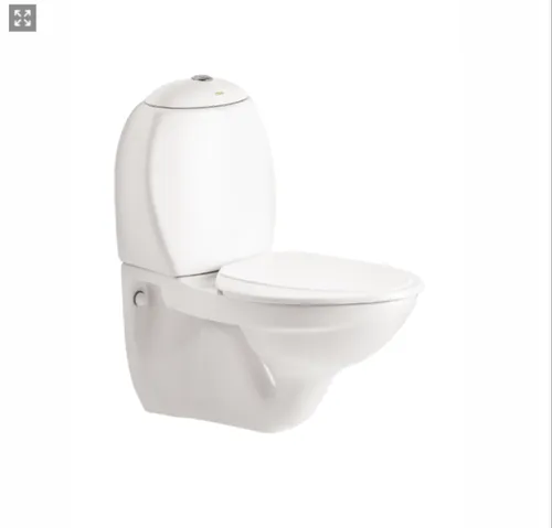CERA Clair CERAmic Ivory Wall Mounted P Trap Toilet Seat