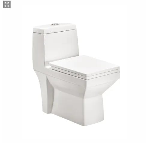 CERA Cona White S Trap One Piece Toilet Seat