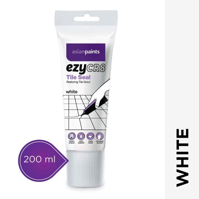EZYCR8 TILE SEAL - WHITE - 200ML