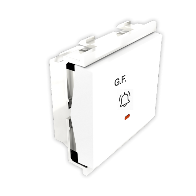 Girish Glisten Shimmer Bell Switch with Indicator Ground Floor