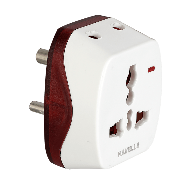 Havells 6 A 3 Pin Universal Adaptor with Indicator