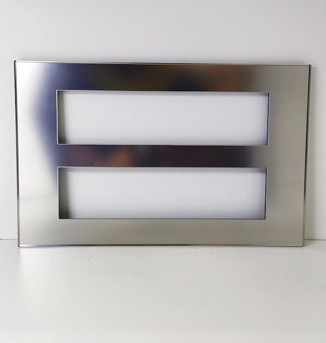 L&T Englaze 16 Module New Matte Mirror Glass Plate