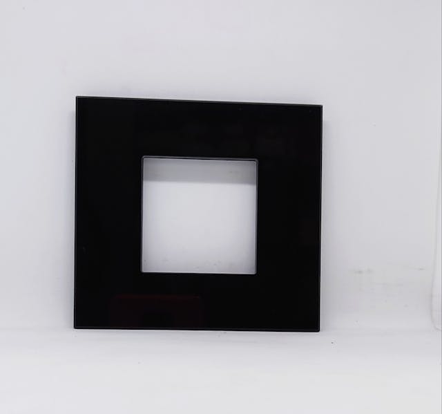 L&T Englaze 2 Module Midnight Black Glass Plate