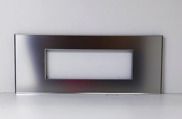 L&T Englaze 6 Module New Matte Mirror Glass Plate