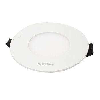 PHILIPS 5W ROUND ASTRA MAX PLUS LED NATURAL WHITE METAL PANEL & DOWNLIGHT