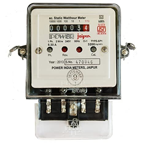 Power India Meters SF-EC1 Single Phase Electronic Watt-hour Meter