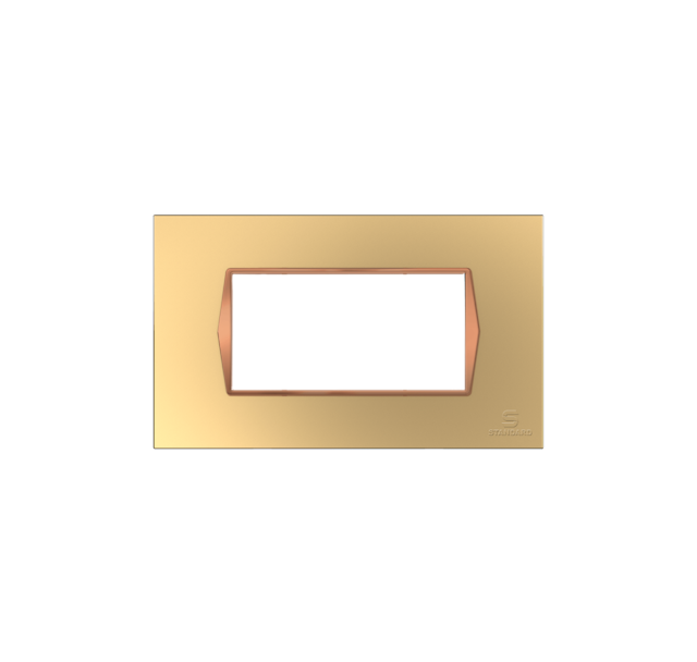 Standard 4 M OUTER PLATE ZOE CHROME ROSE GOLD