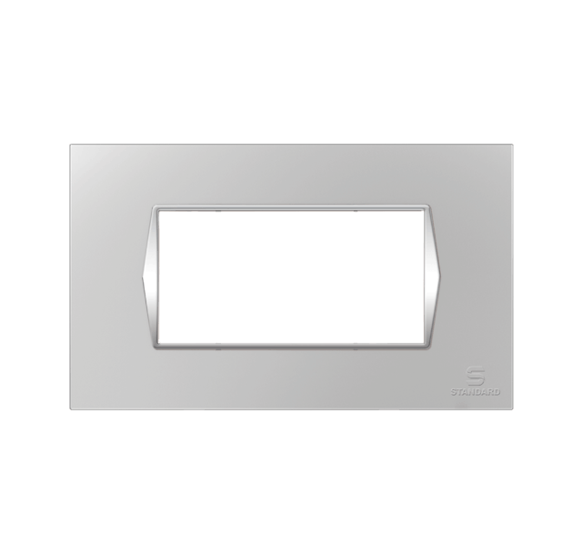 Standard 4 M OUTER PLATE ZOE CHROME SILVER