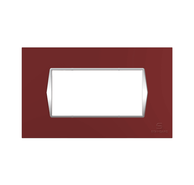Standard 4 M OUTER PLATE ZOE CHROME WINE