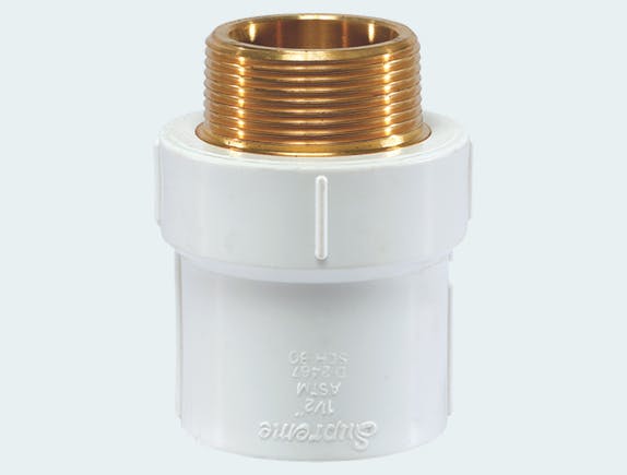 Supreme UPVC MALE THREADED ADAPTER M.T.A (BRASS)