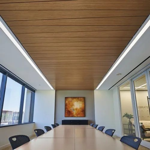Unex Profile Laminated PVC Ceiling Panel For Office