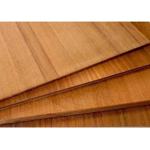 VTC Brown Wooden Teak Plywood Thickness 10 mm Size 1000x1500 mm